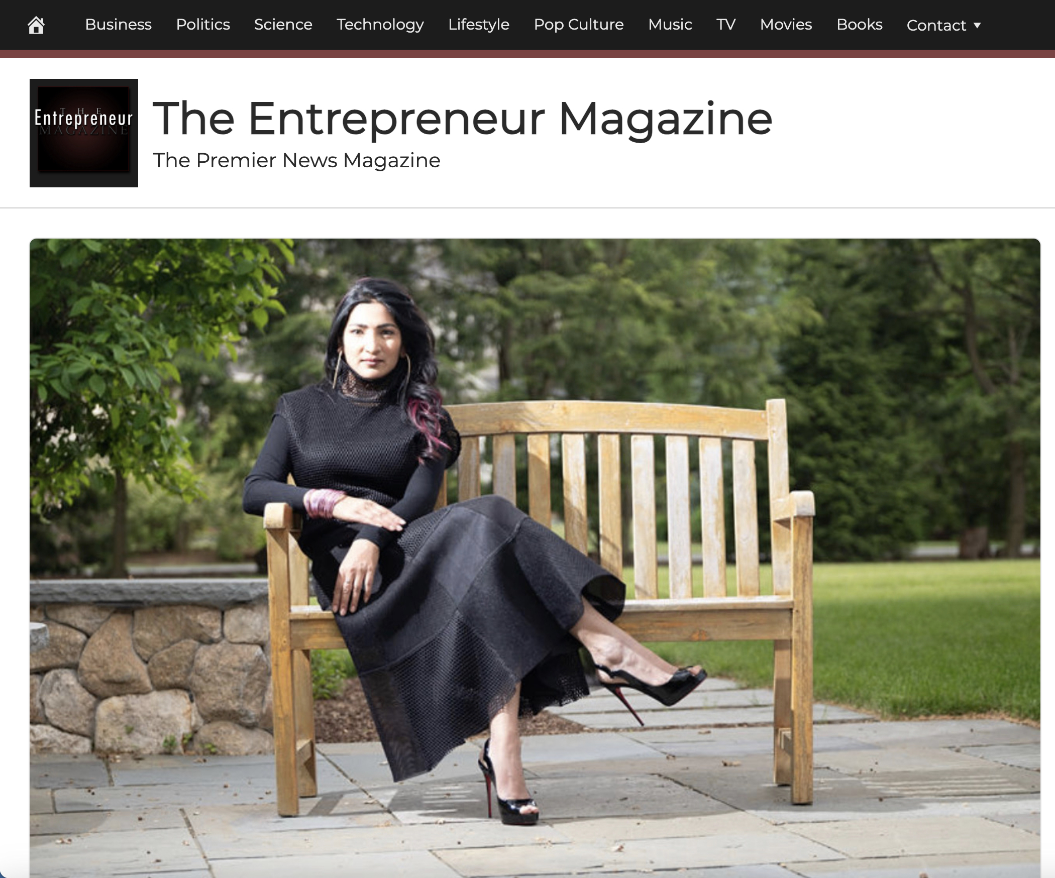Entrepreneur Magazine Henna Karna